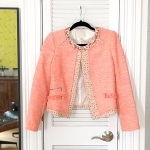 Mcginn Pink Tweed Jacket sz 4